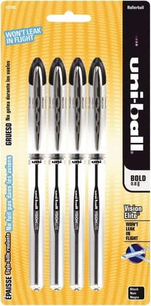 Uni-Ball - Roller Ball 0.8mm Stick Pen - Black - Benchmark Tooling