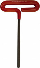 Bondhus - 10mm Hex, T-Handle Cushion Grip, Hex Key - 268mm OAL, Metric System of Measurement - Benchmark Tooling