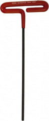 Bondhus - 5mm Hex, T-Handle Cushion Grip, Hex Key - 248mm OAL, Metric System of Measurement - Benchmark Tooling
