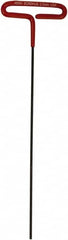 Bondhus - 2.5mm Hex, T-Handle Cushion Grip, Hex Key - 243mm OAL, Metric System of Measurement - Benchmark Tooling