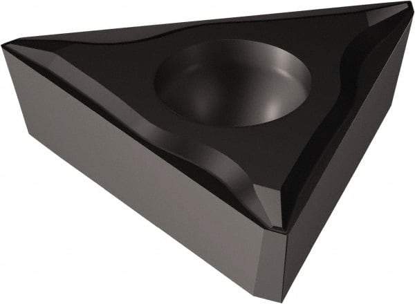 Sandvik Coromant - TCEX1.81.50 F Grade 1105 Carbide Turning Insert - TiAlN2 Finish, 60° Triangle, 7/32" Inscr Circle, 3/32" Thick, 0.2mm Corner Radius - Benchmark Tooling