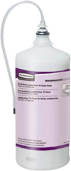 Rubbermaid - 1,600 mL Dispenser Refill Lotion Hand Cleaner - White, Fragrance Free Scent - Benchmark Tooling