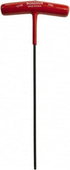 Bondhus - 3mm Hex, T-Handle Cushion Grip, Ball End Hex Key - 196mm OAL, Protanium High Torque Steel, Metric System of Measurement - Benchmark Tooling