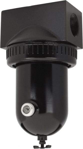 PRO-SOURCE - 425 CFM Oil/Water Condensate Separation Filter - 1-1/2" 250 psi, Manual Drain - Benchmark Tooling