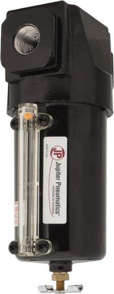 PRO-SOURCE - 160 CFM Oil/Water Condensate Separation Filter - 1/2" 250 psi, Manual Drain - Benchmark Tooling