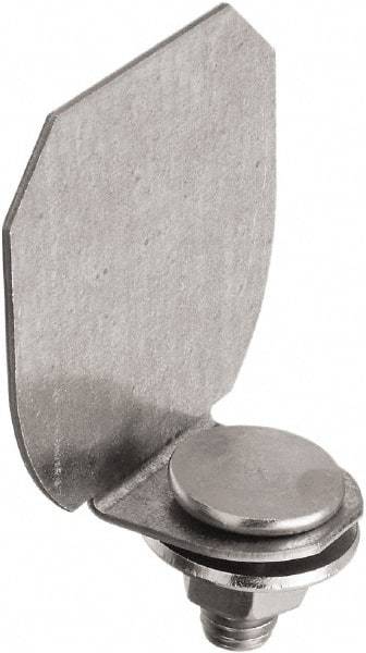 National Mfg. - Galvanized, Box Rail End Cap - Use with Round Rail - Benchmark Tooling