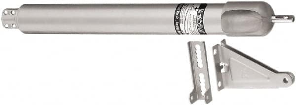 National Mfg. - Light-Medium-Duty Door Closer to Hold Open Manual Damper - Aluminum Finish - Benchmark Tooling
