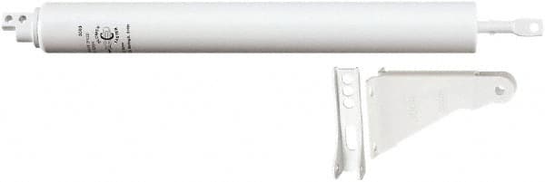 National Mfg. - 11-1/4" Closer Body Length, Storm & Screen Door Closer Manual Damper - White Finish - Benchmark Tooling