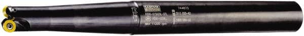 Sandvik Coromant - 25mm Cutting Diam, 6mm Max Depth of Cut, 32mm Diam Cylindrical Shank, Indexable Copy End Mill - Screw Holding Method, R300-1240.. Insert Style, R300..Axx Toolholder - Benchmark Tooling