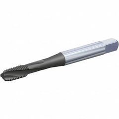 Kennametal - 1/2-20 UNF 3 Flute 3B Modified Bottoming Spiral Flute Tap - Vanadium High Speed Steel, Oxide Finish, 3-3/8" OAL, Right Hand Flute, Right Hand Thread, H3, Series T692 - Benchmark Tooling