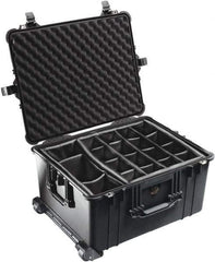 Pelican Products, Inc. - 19-37/64" Wide x 13-29/32" High, Clamshell Hard Case - Black, Polyethylene - Benchmark Tooling
