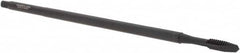 Kennametal - #10-24 UNC 2 Flute H3 Oxide Finish High Speed Steel Spiral Point Extension Tap - Plug Chamfer, 6" OAL, Series T820 - Benchmark Tooling