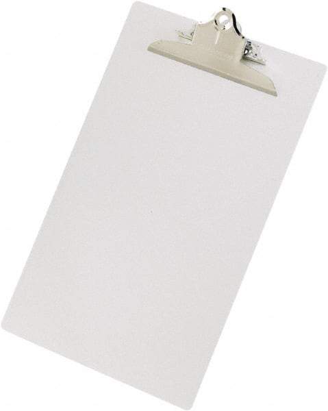 Saunders - 1-3/4" Long x 9" Wide, Clip Board - Silver - Benchmark Tooling