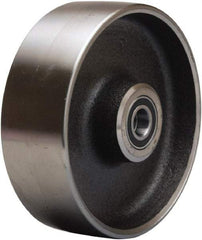 Hamilton - 6 Inch Diameter x 2 Inch Wide, Forged Steel Caster Wheel - 2,500 Lb. Capacity, 2-1/4 Inch Hub Length, 1/2 Inch Axle Diameter, Precision Ball Bearing - Benchmark Tooling