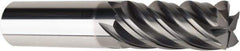 American Tool Service - 1", 1-3/4" LOC, 1" Shank Diam, 4" OAL, 5 Flute, Solid Carbide Square End Mill - Single End, AlCrN Finish, Spiral Flute, Variable° Helix, Centercutting, Right Hand Cut, Right Hand Flute - Benchmark Tooling