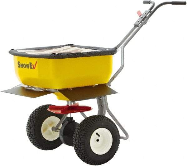 Trynex - 160 Lb Polyethylene Walk Behind Broadcast Landscape Spreader - 12" Pneumatic Wheels - Benchmark Tooling