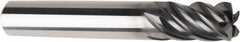 American Tool Service - 5/16", 5 Flute, Single End, Solid Carbide, 0.02" Corner Radius End Mill - 2" OAL, Right Hand Flute, 1/2" LOC, Right Hand Cut - Benchmark Tooling