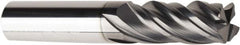 American Tool Service - 7/16", 4 Flute, Single End, Solid Carbide, 0.02" Corner Radius End Mill - 2-3/4" OAL, Right Hand Flute, 1" LOC, Right Hand Cut - Benchmark Tooling