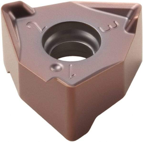 Seco - XNEX080616 M13 Grade MK2050 Carbide Milling Insert - TiSiN/TiAlN Finish, 1/4" Thick, 0.491" Inscribed Circle - Benchmark Tooling