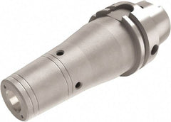 Seco - 10mm Hole Diam, HSK63A Taper Shank Shrink Fit Tool Holder & Adapter - 6.299" Projection, 1.063" Nose Diam, 1.673" Clamping Depth, 40,000 RPM, Through Coolant - Exact Industrial Supply