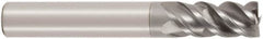 Seco - 1/2", 4 Flute, Single End, Solid Carbide, 1/8" Corner Radius End Mill - 3-1/2" OAL, 48° Helix, Right Hand Flute, 1" LOC, Right Hand Cut - Benchmark Tooling