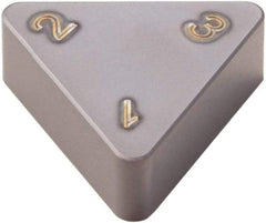 Seco - TNGN223 Grade CBN060K PCBN Turning Insert - TiSiAlN Finish, 60° Triangle, 1/4" Inscr Circle, 1/8" Thick, 3/64" Corner Radius - Benchmark Tooling