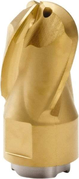 Seco - MP16 E05 Grade F40M Carbide End Milling Tip Insert - TiAlN/TiN Finish, 3 Flutes, 16mm Cutting Diam, 19mm Depth of Cut, 32.6mm Extension, 0.315" Cnr Rad, 30° Helix - Benchmark Tooling