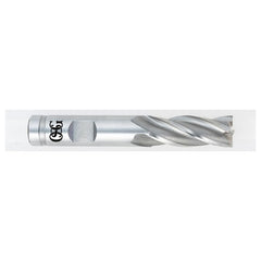 ‎3/16″ Dia. × 3/8″ Shank × 7/16″ DOC × 2-3/8″ OAL, HSSCo, Bright, 4 Flute, Square, Solid End Mill - Benchmark Tooling