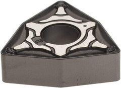 Walter - WNMG432 MP5 Grade WPP30S Carbide Turning Insert - TiCN/Al2O3/TiN Finish, 80° Trigon, 1/2" Inscr Circle, 3/16" Thick, 1/32" Corner Radius - Benchmark Tooling
