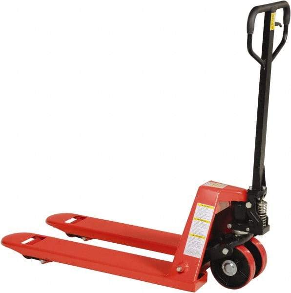 Vestil - 5,500 Lb Capacity, 7-3/4" Lift Economy Pallet Truck - 2-7/8" Min Lift Height, 36" Fork Length x 20" Fork Width, 20" Overall Width - Benchmark Tooling