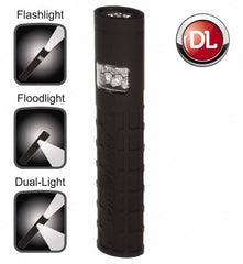 Bayco - LED Bulb, 60 Lumens, Industrial/Tactical Flashlight - Black Plastic Body, 2 AAA Batteries Included - Benchmark Tooling