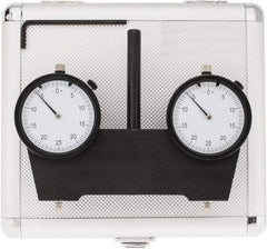 Starrett - 3/8 Inch Shank Diameter, Drop Indicator Spindle Square - For Use with Vertical Milling Machines - Benchmark Tooling