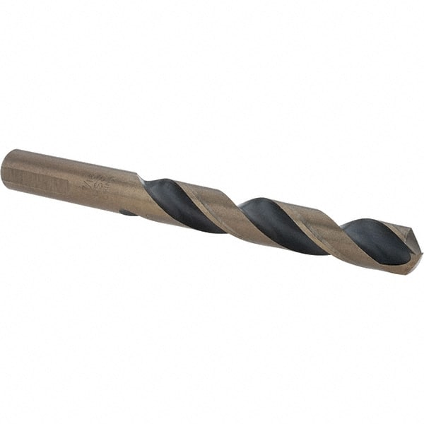 Cle-Force - 7/16" High Speed Steel, 135° Point, Round with Flats Shank Maintenance Drill Bit - Benchmark Tooling