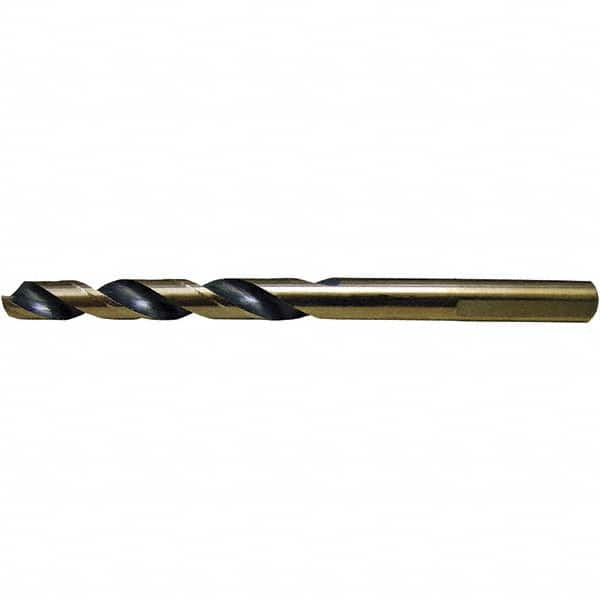 Cle-Force - 31/64" High Speed Steel, 135° Point, Round with Flats Shank Maintenance Drill Bit - Benchmark Tooling