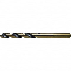 Cle-Force - 3/8" High Speed Steel, 135° Point, Round with Flats Shank Maintenance Drill Bit - Benchmark Tooling