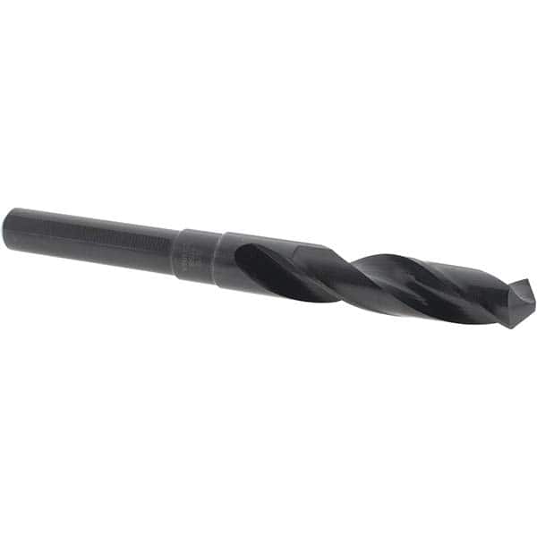 Cle-Force - 5/8" Drill, 118° Point, High Speed Steel Silver Deming & Reduced Shank Drill Bit - Benchmark Tooling
