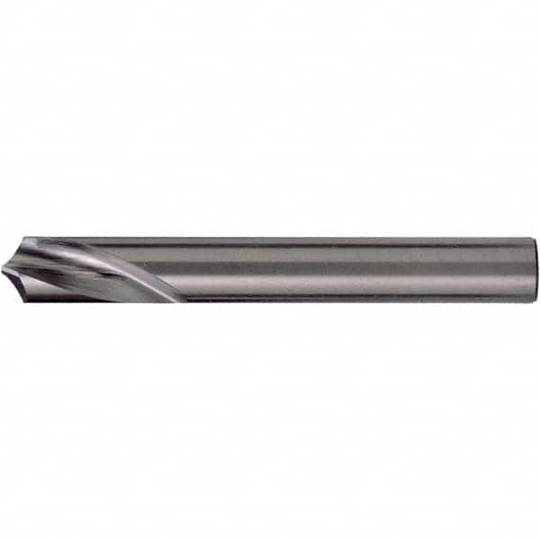 Chicago-Latrobe - 5/8" Body Diam, 90°, 4-1/4" OAL, Solid Carbide Spotting Drill - Benchmark Tooling