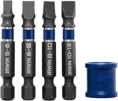 Irwin - Slotted Bit Set - 1/4" Hex Drive - Benchmark Tooling