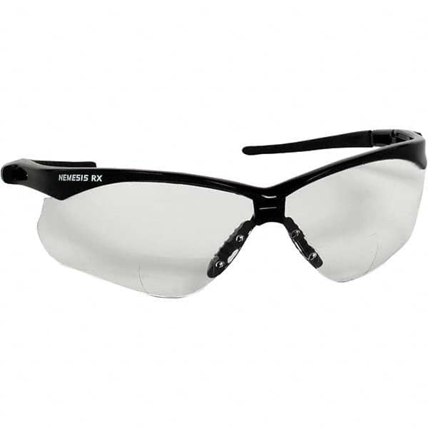 KleenGuard - +3, Clear Lenses, Scratch Resistant, Framed Magnifying Safety Glasses - Benchmark Tooling