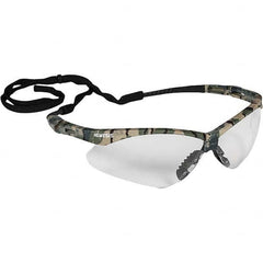 KleenGuard - Clear Lenses, Framed Safety Glasses - Anti-Fog, Scratch Resistant, Camouflage Nylon Frame, Size Universal, Wrap Around - Benchmark Tooling