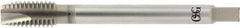 OSG - 7/8-9 UNC, 4 Flute, HR Finish, Powdered Metal Spiral Point Tap - Plug Chamfer, Right Hand Thread, 5-1/8" OAL, 2-1/2" Thread Length, 0.8" Shank Diam, 3B Class of Fit, Series 337NI - Exact Industrial Supply