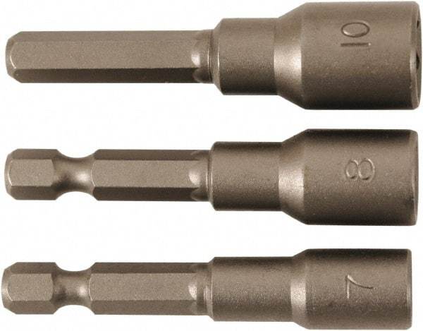 Wiha - 1/4" Drive, Nut Setter Screwdriver Bit - 55mm OAL - Benchmark Tooling