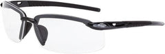 CrossFire - +2, Smoke Gray Lenses, Scratch Resistant, Frameless Magnifying Safety Glasses - UV Protection - Benchmark Tooling