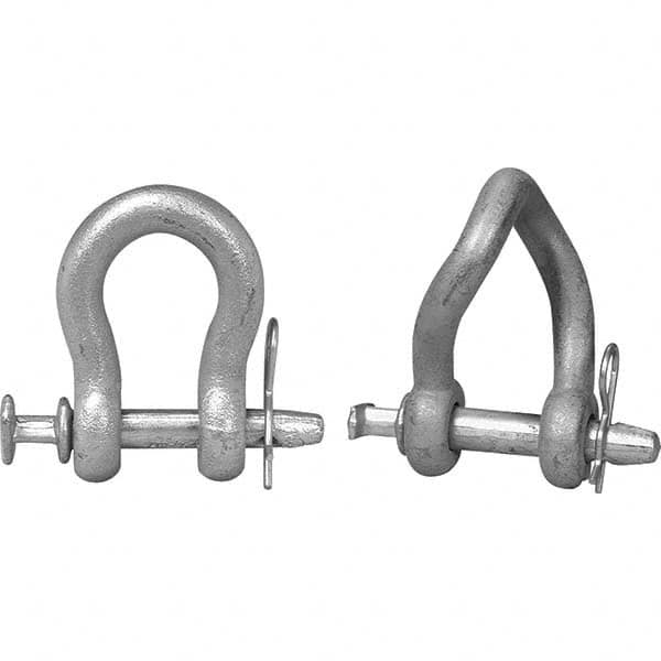 Campbell - Shackles Nominal Chain Size: 7/8 Load Limit (Ton): 8.00 - Benchmark Tooling