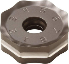 Seco - ONMU090520 M12 Grade T350M Carbide Milling Insert - TiCN/Al2O3 Finish, 0.228" Thick, 0.866" Inscribed Circle - Benchmark Tooling