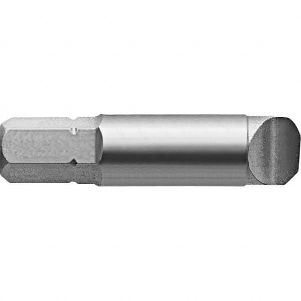 Apex - Slotted Screwdriver Bits Reversible: NonReversible Blade Width (Decimal Inch): 0.295 - Benchmark Tooling