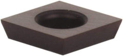 Kennametal - CDHB1.20.60.1 Grade KCU25 Carbide Turning Insert - AlTiN Finish, 80° Diamond, 5/32" Inscr Circle, 0.04 Thick, 0.002" Corner Radius - Benchmark Tooling