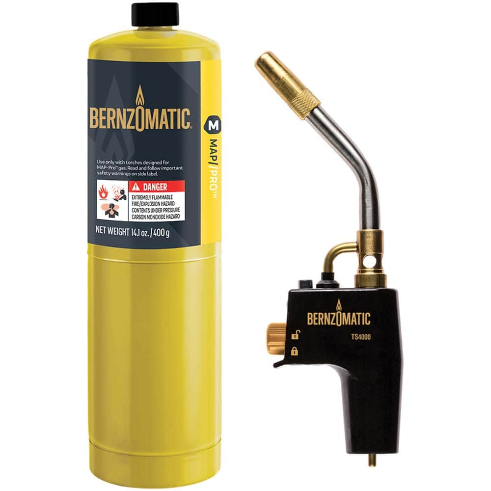 Bernzomatic - Propane & MAPP Torch Kits Type: Instant On/Off Torch Kit Fuel Type: Propylene M-P-P - Benchmark Tooling