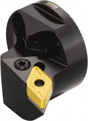 Sandvik Coromant - Left Hand, 40 DNMG 442 Modular Turning and Profiling Cutting Unit Head - Lever Holding Method, 1.9685 Inch Hole Diameter, Through Coolant - Benchmark Tooling