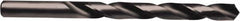 Irwin - 11.5mm 135° High Speed Steel Jobber Drill - Oxide Finish, Right Hand Cut, Spiral Flute, Straight Shank, 5-5/8" OAL, Split Point - Benchmark Tooling